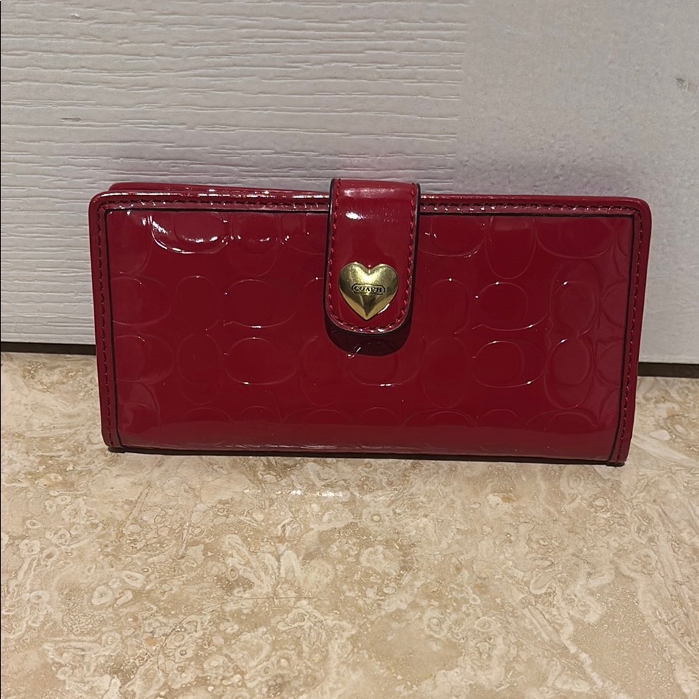 Coach Red Wallet